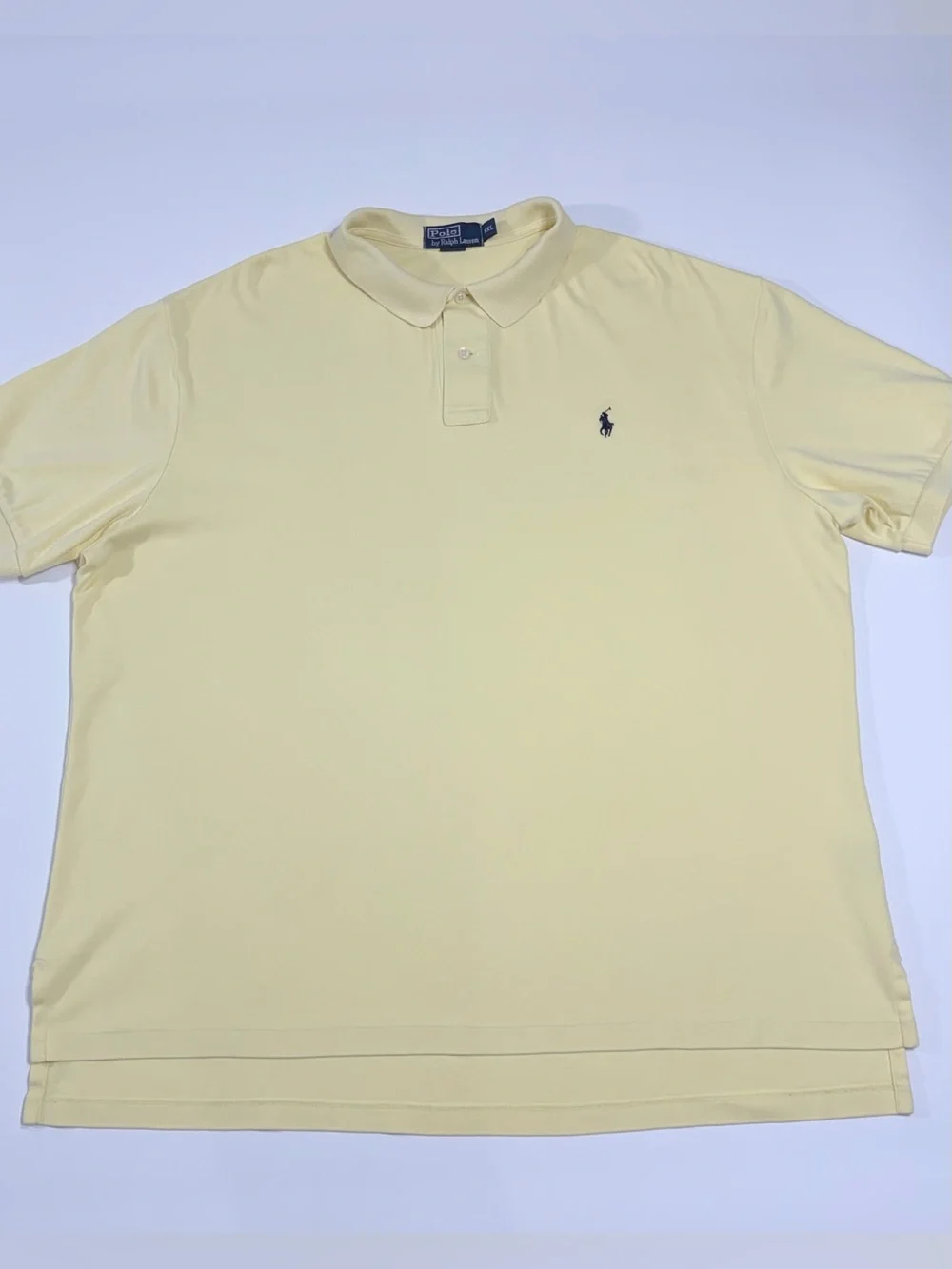 Polo by Ralph Lauren Pale Yellow Polo with Navy Pony